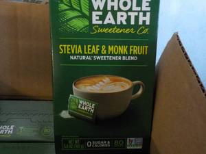 lot 471 image: Case of 12 Boxes Whole Earth Stevia...
