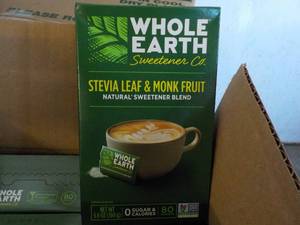 lot 472 image: Case of 12 Boxes Whole Earth Stevia...