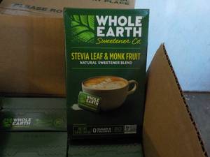 lot 474 image: Case of 12 Boxes Whole Earth Stevia...