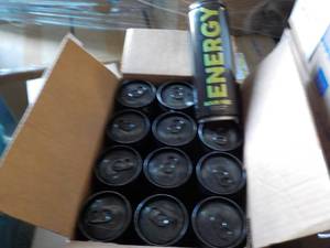 lot 475 image: 2 - 12 packs Energy Sour Fizz Drink...