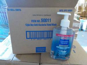 lot 479 image: 12 pack 8 oz Bottles Anti Bacterial...
