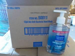 lot 480 image: 12 pack 8 oz Bottles Anti Bacterial...