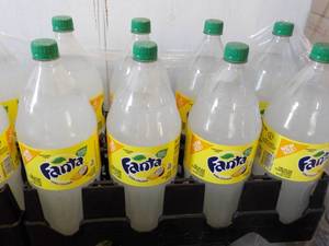 lot 497 image: 8 - 2 Liter Bottles Fanta Pina Cola...