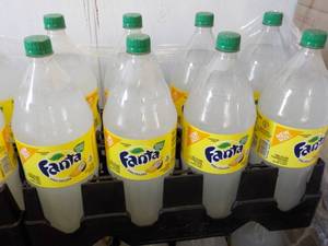 lot 499 image: 8 - 2 Liter Bottles Fanta Pina Cola...
