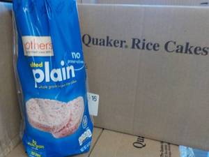 lot 501 image: 4 Cases of 12 Quaker Rice Cakes pa...
