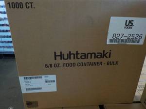 lot 505 image: Case of 1000 Huhtamaki 6-8 oz Food ...