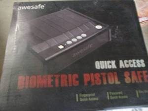 lot 1 image: Awesafe Quick Access Biometric Pist...