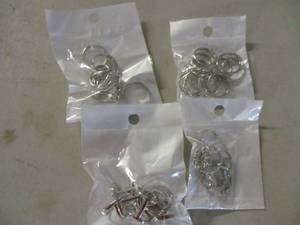 lot 3 image: 4 packs of Silver Colored Stackable...