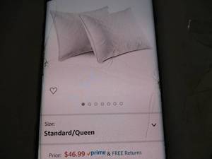 lot 10 image: 2 Goose Feather Pillows...