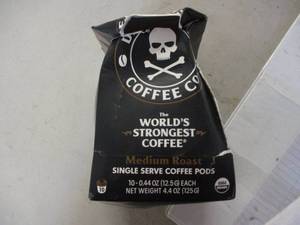 lot 28 image: Death Wish Coffee Medium Roast 10 p...