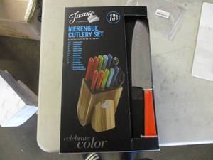 lot 58 image: 13 piece Fiesta Cutlery Set retail...