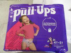 lot 64 image: Huggies Pull-ups - 33 pack...