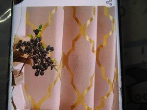lot 78 image: Vangao Linen Textured Drapery - 2 p...