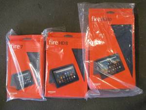 lot 84 image: Amazon Fire 7,8, and 10 covers...