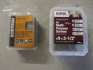 lot 85 image: 16 6A Straight Finish Nails and 2 1...