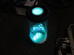 lot 88 image: Jellyfish tower Lamp- powers onnot...