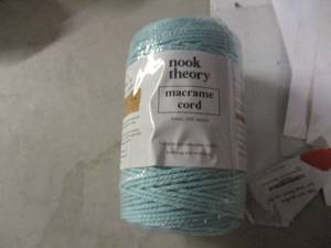 lot 106 image: Nook Theory Macrame Cord- 200 meter...