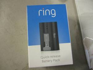lot 113 image: Ring Quick Release Battery Pack...