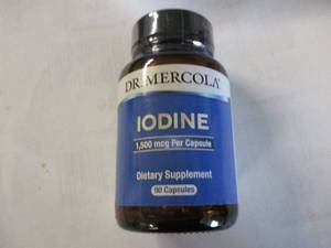 lot 127 image: Dr Mercola 90 Iodine Capsules...