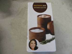 lot 155 image: Rachel Ray Stacking Salt Box...
