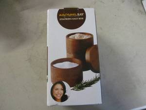 lot 156 image: Rachel Ray Stacking Salt Box...