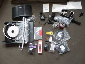 lot 162 image: Misc. Electronics and Car Parts- se...