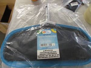 lot 185 image: US Pool Supply Heavy Duty Leaf Rake...