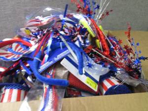 Box of Patriotic Items...