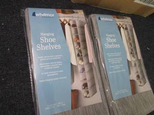 2 whitmor 10-Pair Hanging Shoe Orga...