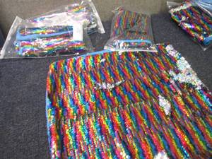 4 Sequinned Pillow Covers 16 inch...