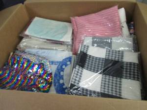 Box of Decorative Pillow Covers...