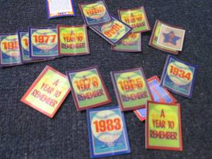 1989 Score Reflective Years Cards...