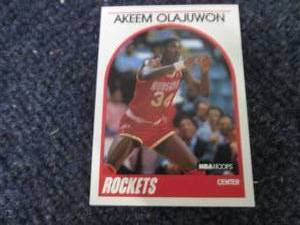 Akeem Olajuwon Cards...