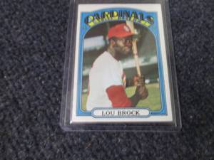 Lou Brock Card...