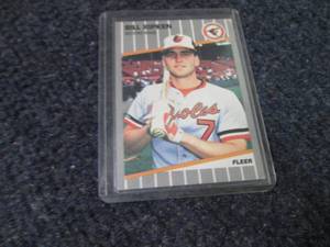 Fleer1989 Bill Ripken Error Card...