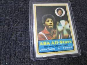 Julius Erving All Star Card...