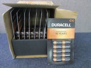 8- 10 pks Duracell Coppertop C Ba...