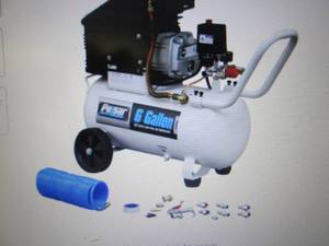 6Gal Hztl Tank Prtbl Air Compressor...