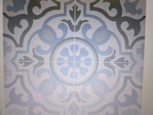 4 Case MSI Blume Encaustic 8 x8 8 inch matte porcelain floor and wall tile 5.33 sq ft per case  retail $15.48 per case