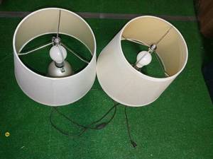 lamps-set of 2- customer return- see pictures