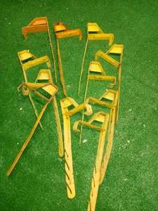 Contractor Grade Roof Bracket for 90° 2 in. x 6 in. Plank by Acro Building Systems- set of 11 - mixed conditions