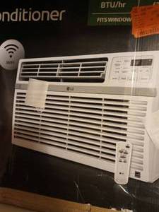 12,000 BTU Window Smart (Wi-Fi) Air Conditioner, ENERGY STAR in White by LG Electronics- not tested- see pictures