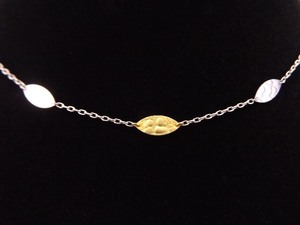 lot 51 image: .925 Sterling Silver 24k Gold GURHAN Necklace
