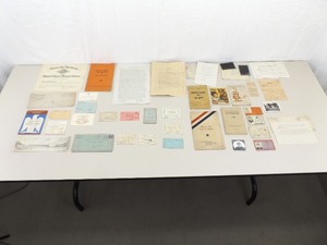 lot 11 image: Lot of Misc. Antique and Vintage Military Booklets, Papers, etc.