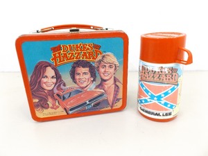 lot 39 image: Vintage 1980 Aladdin Dukes of Hazzard Lunchbox wThermos
