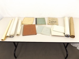 lot 68 image: WOW Lot of Original 1930s Forestry Services CCC Blueprints, Maps, Books, etc.