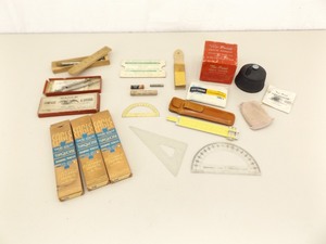 lot 88 image: Lot of Vintage Drafting Supplies