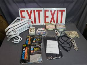 lot 20 image: Caulk Strip, Window Foam, Shelf Brackets