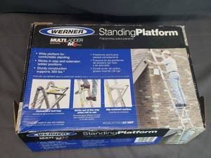 lot 45 image: Unused Werner Ladder Standing Platform