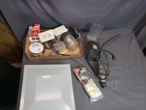 lot 47 image: Timer and Outlets, Cutler Hammer Box
